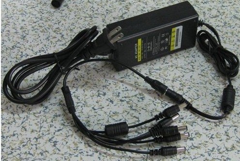 Hoog - de cameravoeding van kabeltelevisie van de kwaliteitsac100v-240v L70*W25*H60 1A Adapter