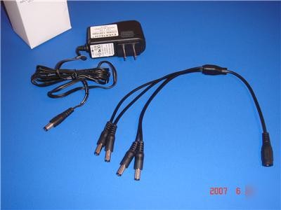 de cameravoeding van kabeltelevisie van 12VDC 500mA 100-240VAC 50-60Hz voor geschakeld