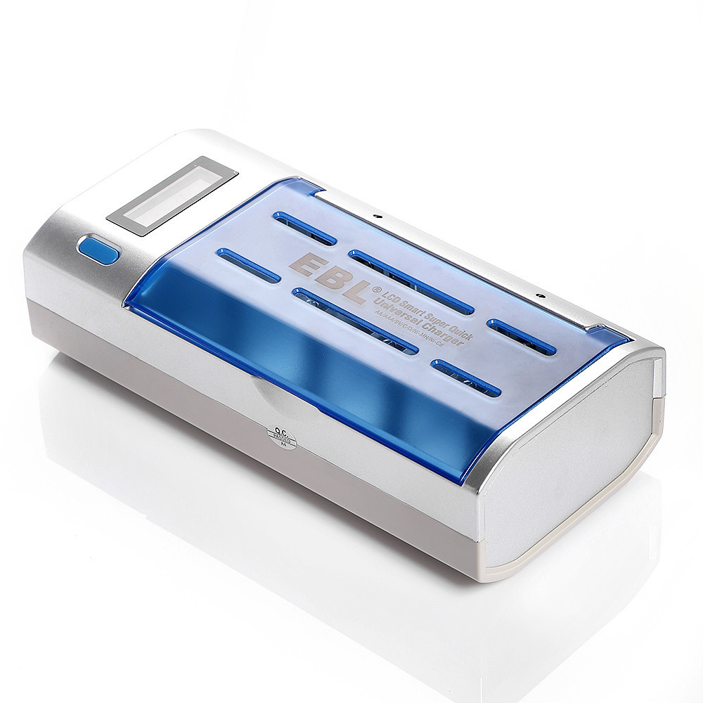 Universele LCD Slimme Snelle Batterijlader &amp; Ontlader voor aa-de Batterijen van Ni-CD