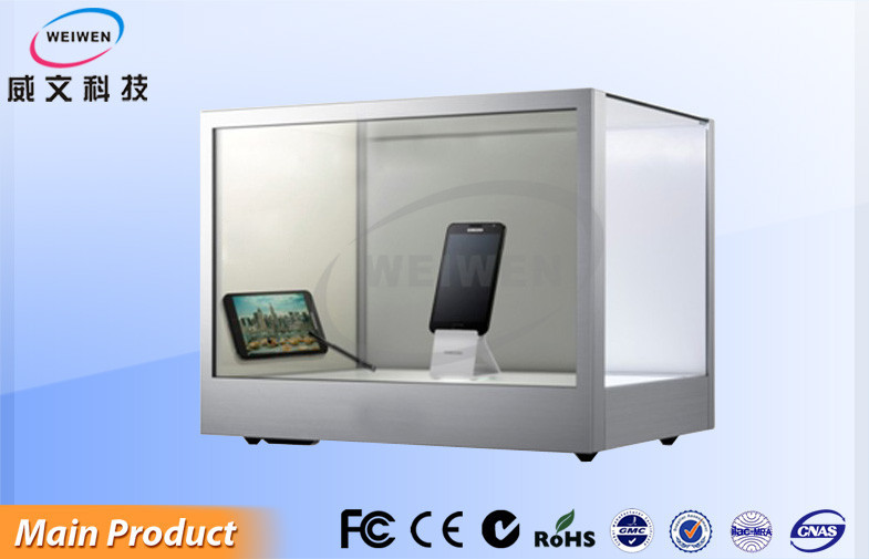De aangepaste Transparante LCD Machine van de de Aanrakingsreclame van de Vertoningsdesktop Infrarode