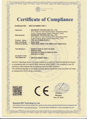 LEIDENE Voeding 18 Watts Constante Huidige HOOFDbestuurder 85V - 265V AC, Ce RoHS
