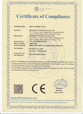 LEIDENE Voeding 18 Watts Constante Huidige HOOFDbestuurder 85V - 265V AC, Ce RoHS