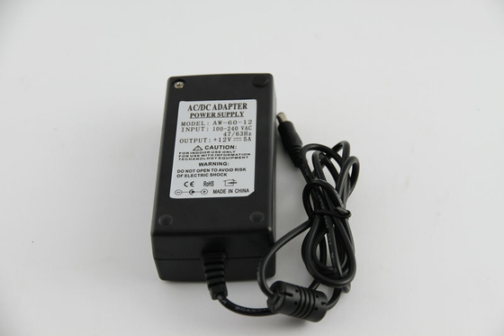 IP54 12V 5A-LEIDENE AC gelijkstroom Machtsadapter GB9254 EMC met Overbelastingsbescherming