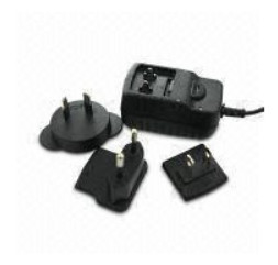 6W groene Universele Wisselstroomadapter met verwisselbare stoppen voor mobiele apparaten