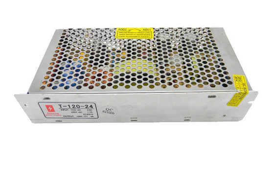 120W 24V 5A-de Adapter van de Omschakelingsmacht met over Lading/over Temperatuur