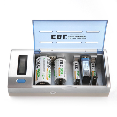 Universele LCD Slimme Snelle Batterijlader & Ontlader voor aa-de Batterijen van Ni-CD