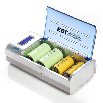 Universele LCD Slimme Snelle Batterijlader & Ontlader voor aa-de Batterijen van Ni-CD
