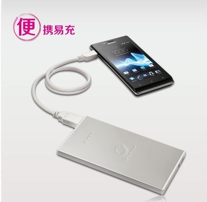 Zwarte Witte 5V Mobiele Voeding/Draagbare de Machtsbank van 7000MAH