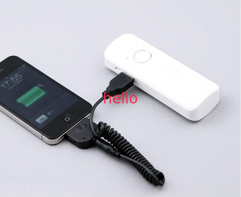 De draagbare Zwarte van de 5 Volt Mobiele Voeding met OEM 5200MAH