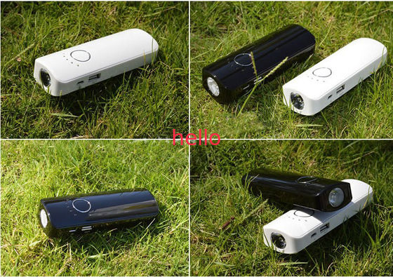 De draagbare Zwarte van de 5 Volt Mobiele Voeding met OEM 5200MAH