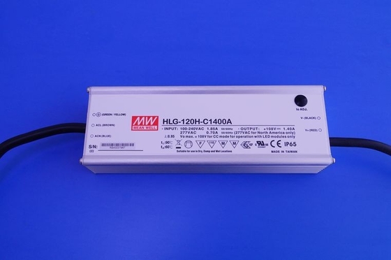 Waterdichte LEIDENE van de bestuurdersconstant current van 120W Meanwell Voeding met aluminiumgeval