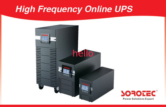 Pure sinusgolf hoge frequentie online UPS, ononderbroken voeding 3KVA / 2700W, RS232