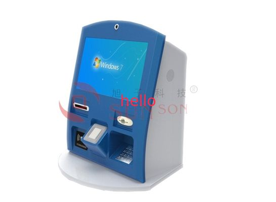 Desktop van de betaalpas zet de Mobiele Kiosk, Muur het Schermmonitor op van de Kioskaanraking