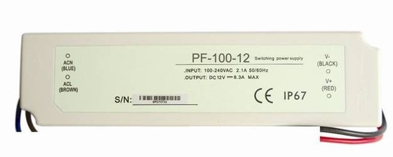 100W 50Hz Constant Voltage 12 Volt HOOFDbestuurdersefficiency met Overbelastingsbescherming