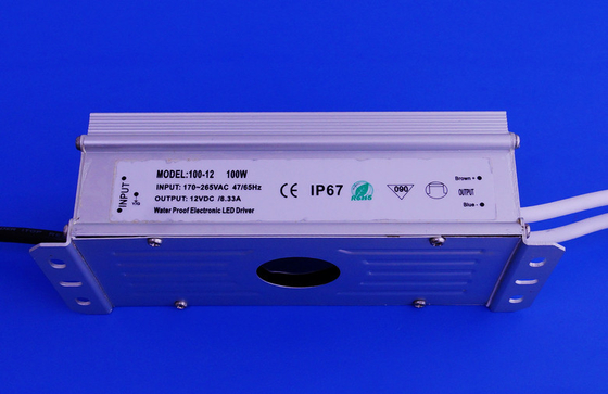 Voeding van de aluminium de Ip67 Geleide Straatlantaarn 100 Wattshoog rendement