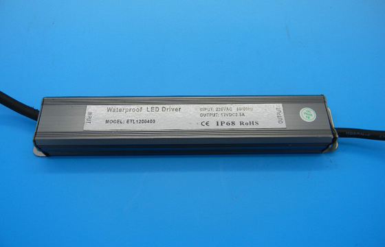 Van de Hoofd transformatorvoeding 30W12V Waterdicht Bestuurdersfcc Deel 15B IP68 met Ce RoHS