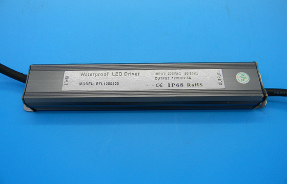 Van de Hoofd transformatorvoeding 30W12V Waterdicht Bestuurdersfcc Deel 15B IP68 met Ce RoHS