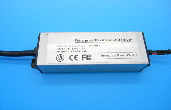 IP68 HOOFD Waterdichte Bestuurder 12V 3A 36W AC100-240V voor LEIDENE Buis, Kortsluiting