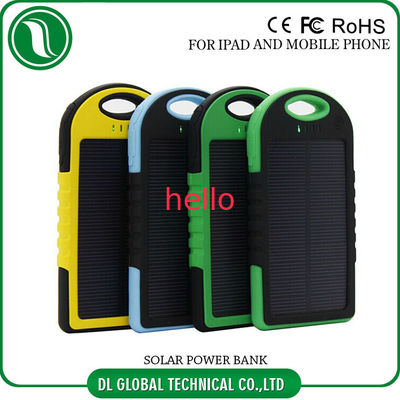 De uiterst dunne van de de Machtsbank van 4000mah 5000mah Draagbare Mobiele Bank van de de Zonnemachtsbatterij