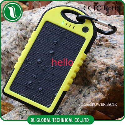De uiterst dunne van de de Machtsbank van 4000mah 5000mah Draagbare Mobiele Bank van de de Zonnemachtsbatterij