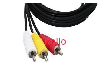 De Kabel van de de Gegevensoverdracht van hoge snelheidsusb, de Audio/Video Kabel van RCA