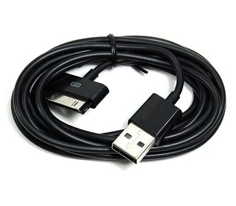 De buitengewoon lange Zwarte 6FT USB-Kabel van de Gegevenssynchronisatie voor Apple-iPhone 4 4S 3GS iPod iPad