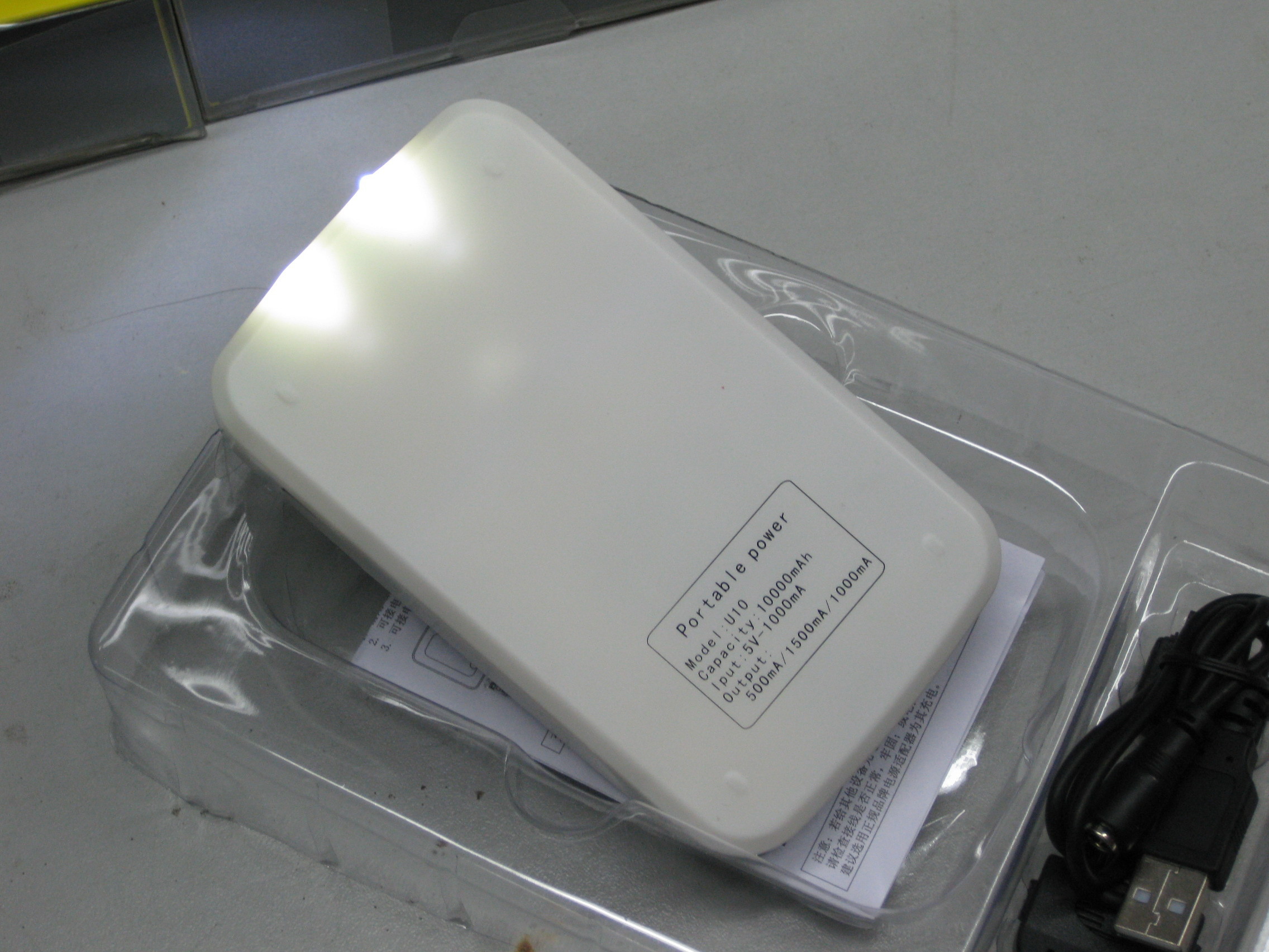 Witte Ipad Ni - mh oplaadbare duracell draagbare batterij Power Packs converter laders