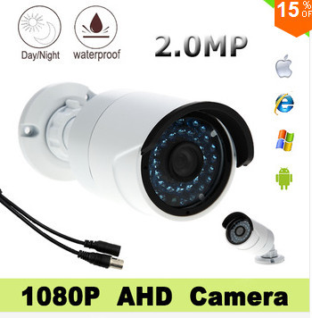 De Camera van de Sensorcmos1080p AHD kabeltelevisie van Sony IMX322, de Waterdichte Camera van de Veiligheidskogel