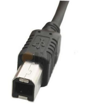 Een mannetje aan van de de Gegevensoverdracht van B de Mannelijke USB Kabel 480Mbps voor Printersscanners