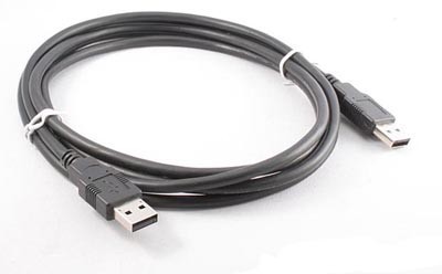 Mannetje aan de Mannelijke USB-Kabel van de Gegevensoverdracht voor Toetsenbord, usb aan usb overdracht